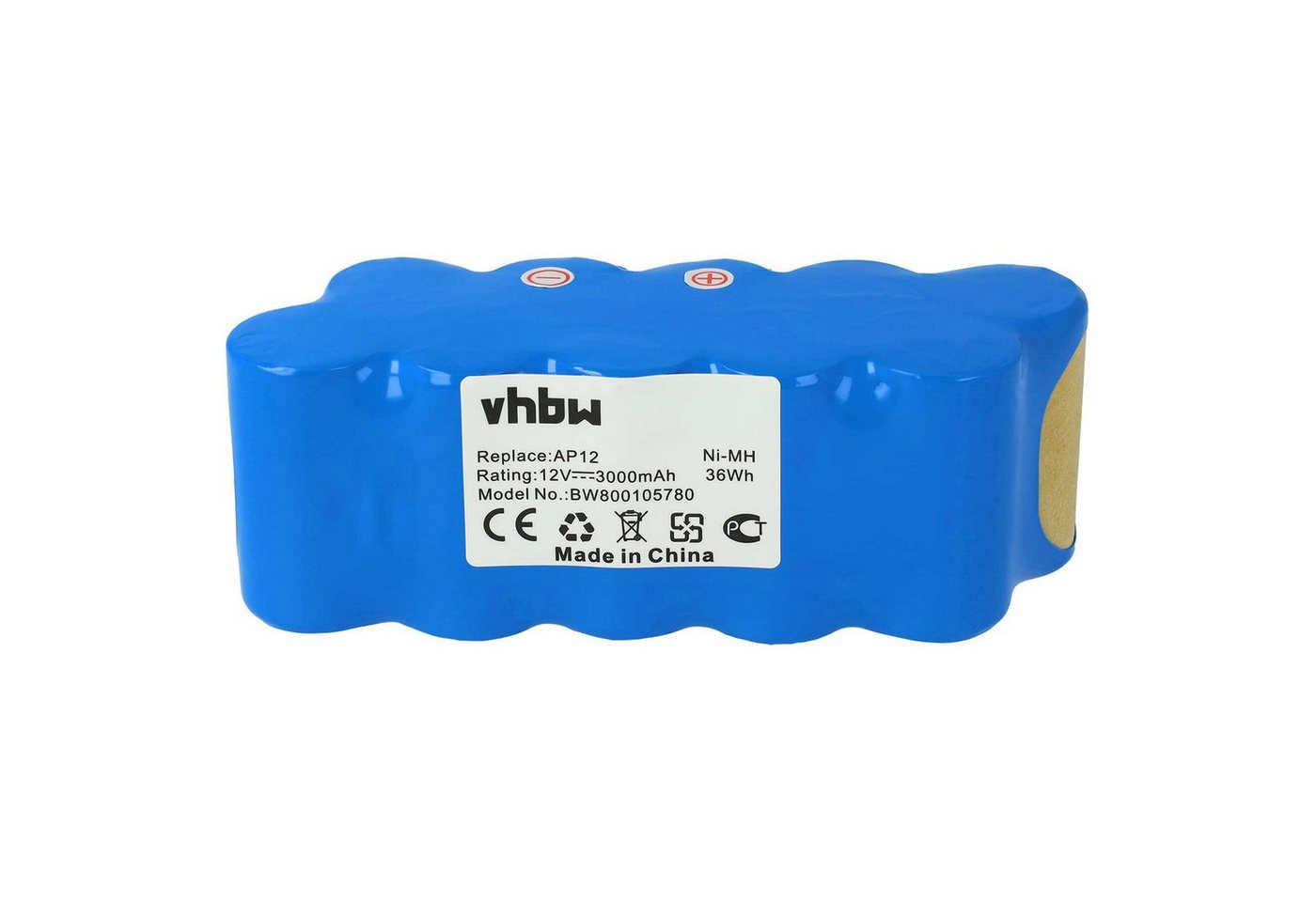 vhbw kompatibel mit Gardena 2110, 2165, 2155, 2150, 2169 Akku NiMH 3000 mAh (12 V) von vhbw