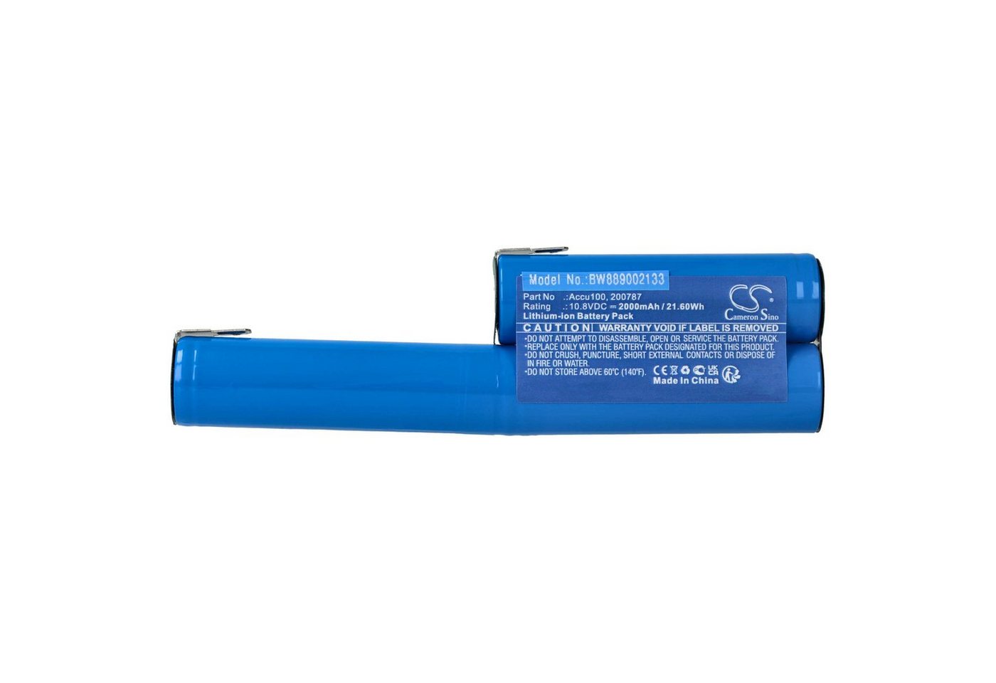 vhbw passend für Gardena Accu 100 Gartenschere (2000 mAh, 11,1 V, Li-Ion) Akku Li-Ion 2000 mAh von vhbw
