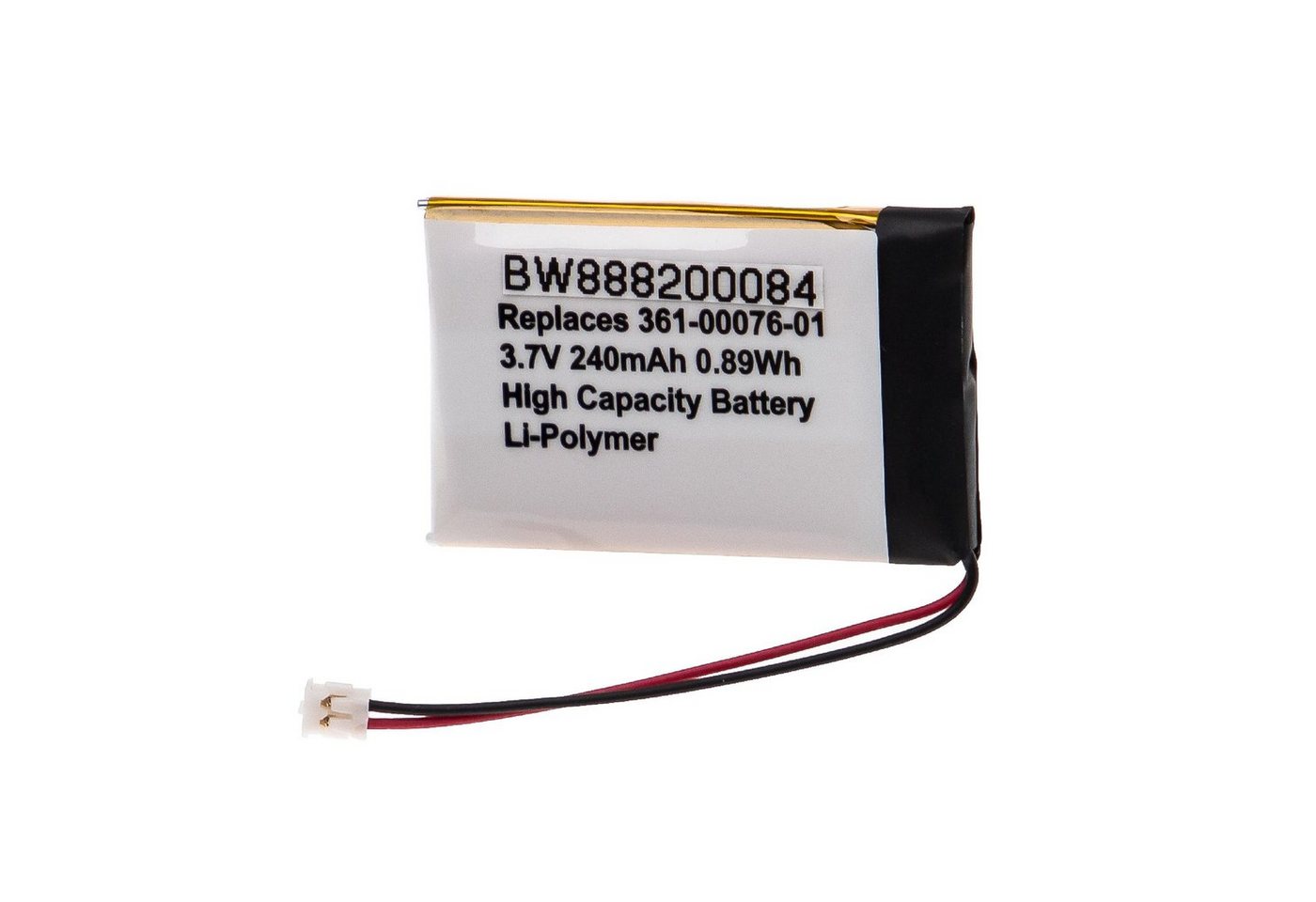 vhbw passend für Garmin Approach S6 Smartwatch (240 mAh, 3,7 V, Li-Polymer) Akku Li-Polymer 240 mAh von vhbw