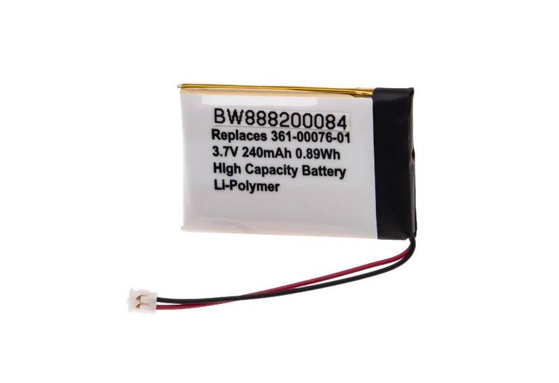 vhbw passend für Garmin Approach S6 Smartwatch (240 mAh, 3,7 V, Li-Polymer) Akku Li-Polymer 240 mAh von vhbw