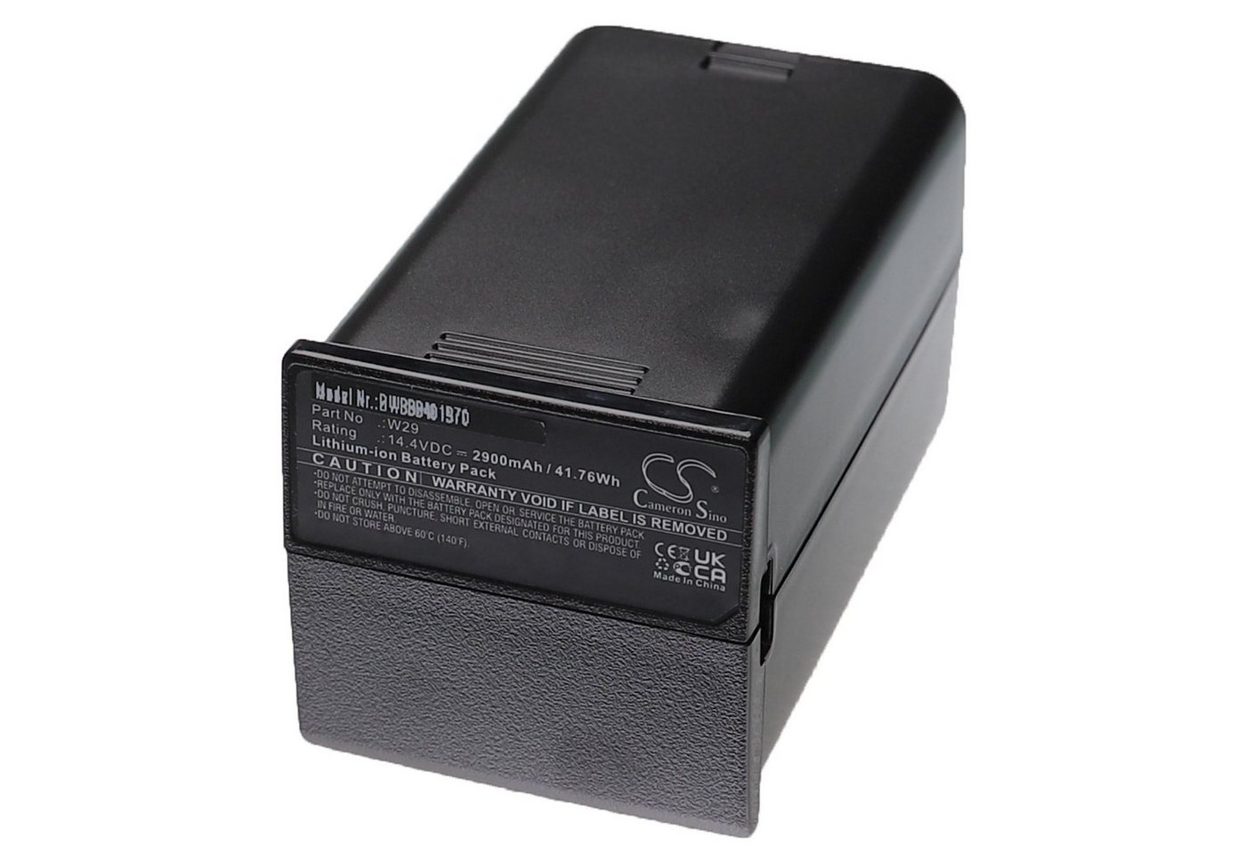 vhbw kompatibel mit Godox AD200 Pro, AD200 Akku Li-Ion 2900 mAh (14,4 V) von vhbw