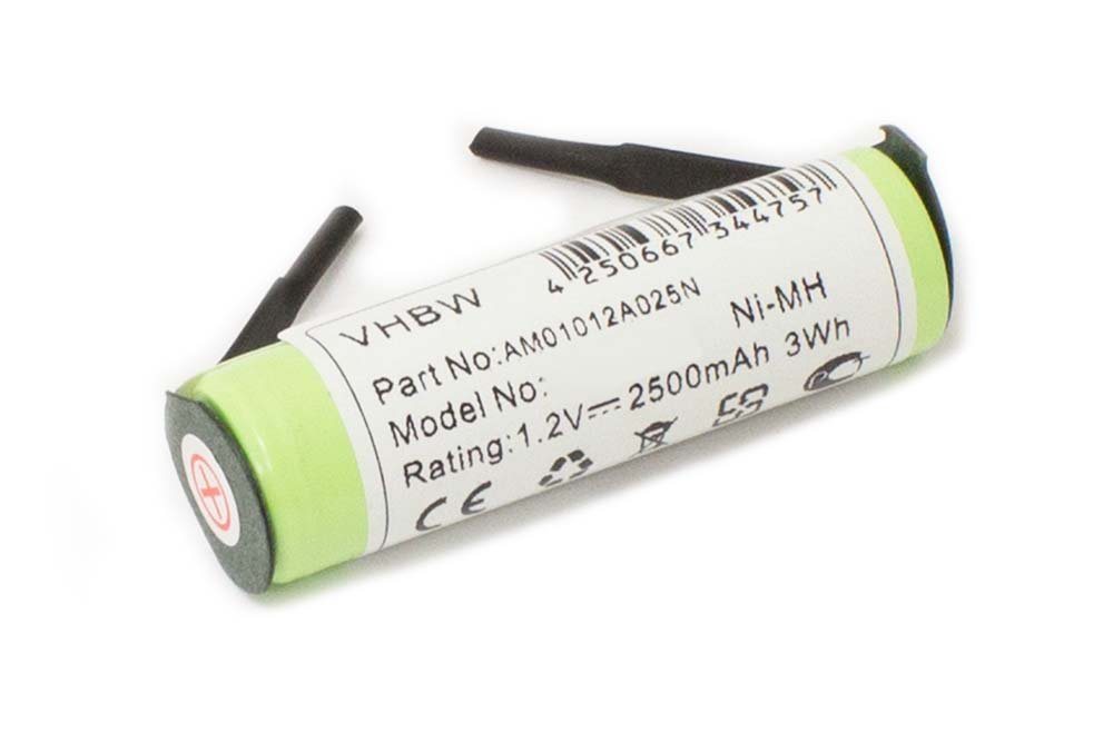 vhbw kompatibel mit Grundig G5563, G6536, G6563, G6718, G6775, 4595 Akku NiMH 2500 mAh (1,2 V) von vhbw