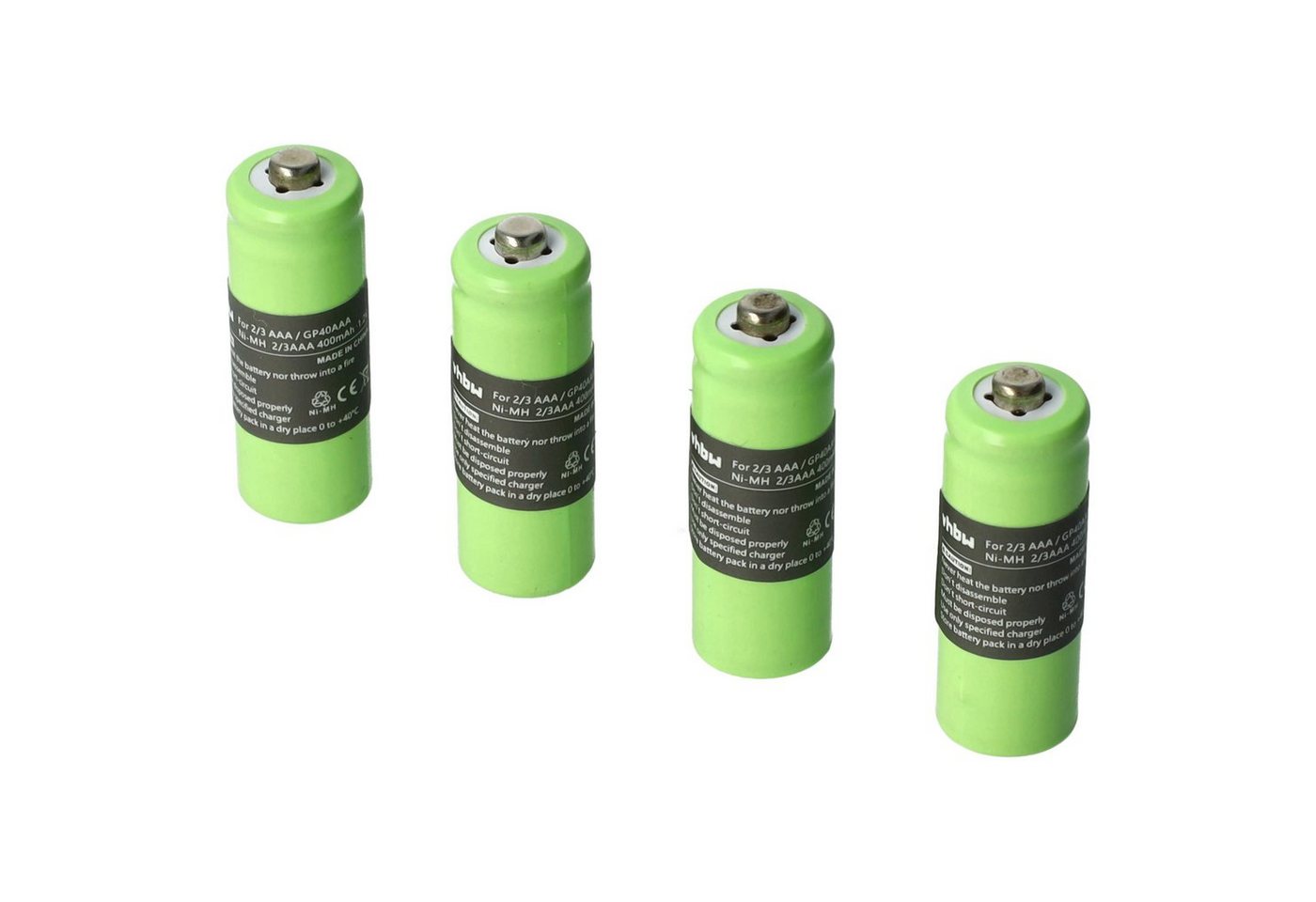 vhbw passend für Hagenuk Classico Mobilfunk (400 mAh, 1,2 V, NiMH) Akku NiMH 400 mAh von vhbw