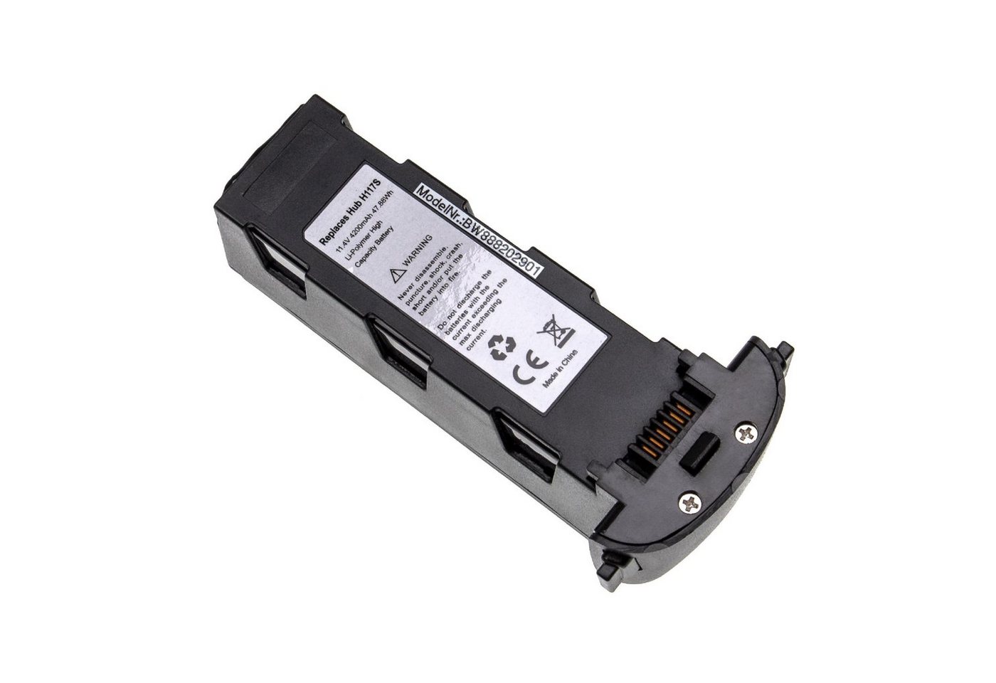 vhbw passend für Hubsan Zino H117S Drohne (4200 mAh, 11,4 V, Li-Polymer) Drohnen-Akku Li-Polymer 4200 mAh von vhbw