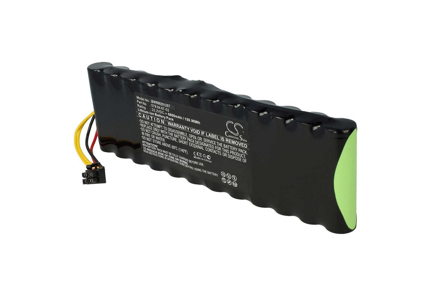 vhbw passend für Husqvarna Automower 265 ACX G2-2 Rasenmäher (6800 mAh, Akku Li-Ion 6800 mAh von vhbw