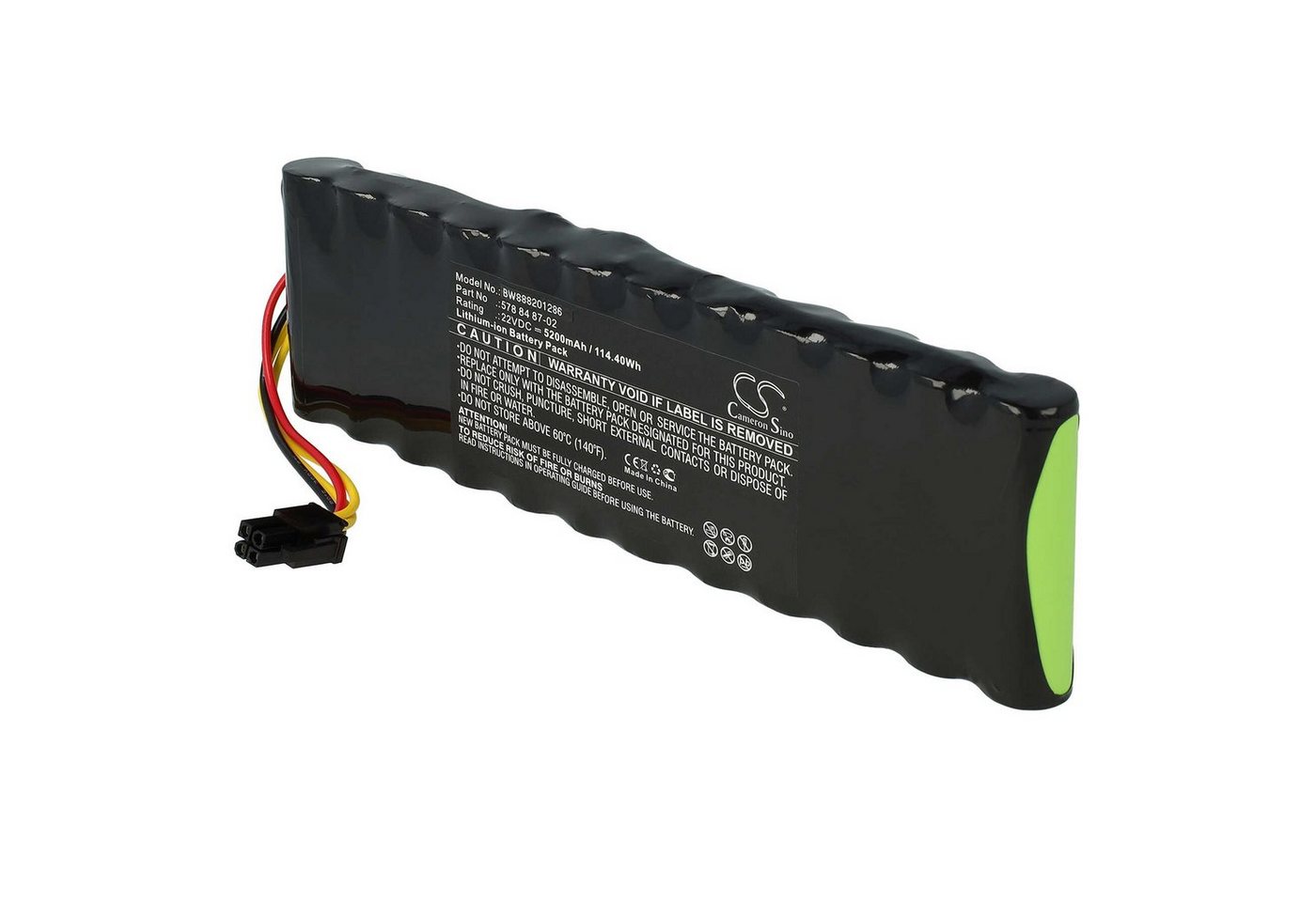 vhbw passend für Husqvarna Automower 265 ACX 2014, 265 ACX 2013, 265 ACX Akku Li-Ion 5200 mAh von vhbw
