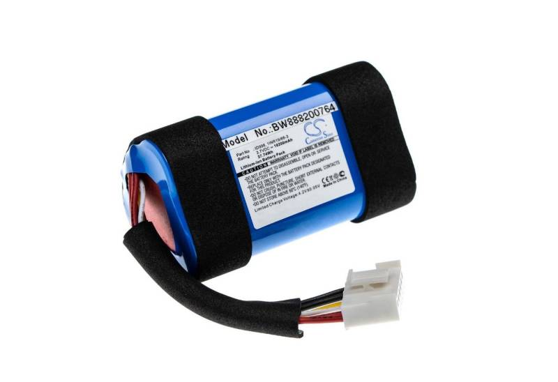 vhbw passend für JBL Charge 4BLK, 4J, CHARGE4BLUAM, 4 Lautsprecher (10200 Akku Li-Ion 10200 mAh von vhbw
