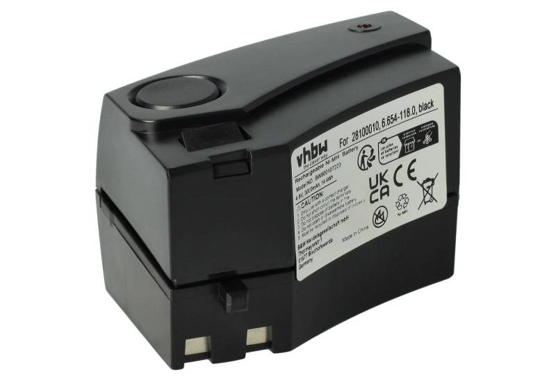 vhbw Ersatz für Kärcher GP 160SCHE, 1.258-505.0, 6.654-118.0, 2.810-001.0 Staubsauger-Akku NiMH 3000 mAh von vhbw