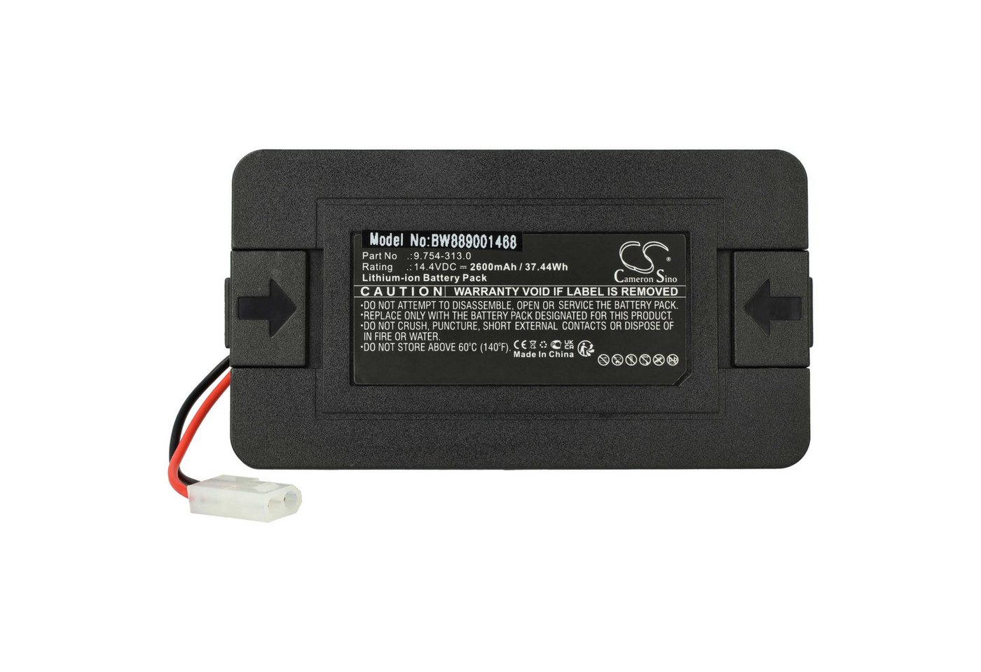 vhbw passend für Kärcher RC3 1.98-214.0 Saugroboter (2600 mAh, 14,4 V, Staubsauger-Akku Li-Ion 2600 mAh von vhbw