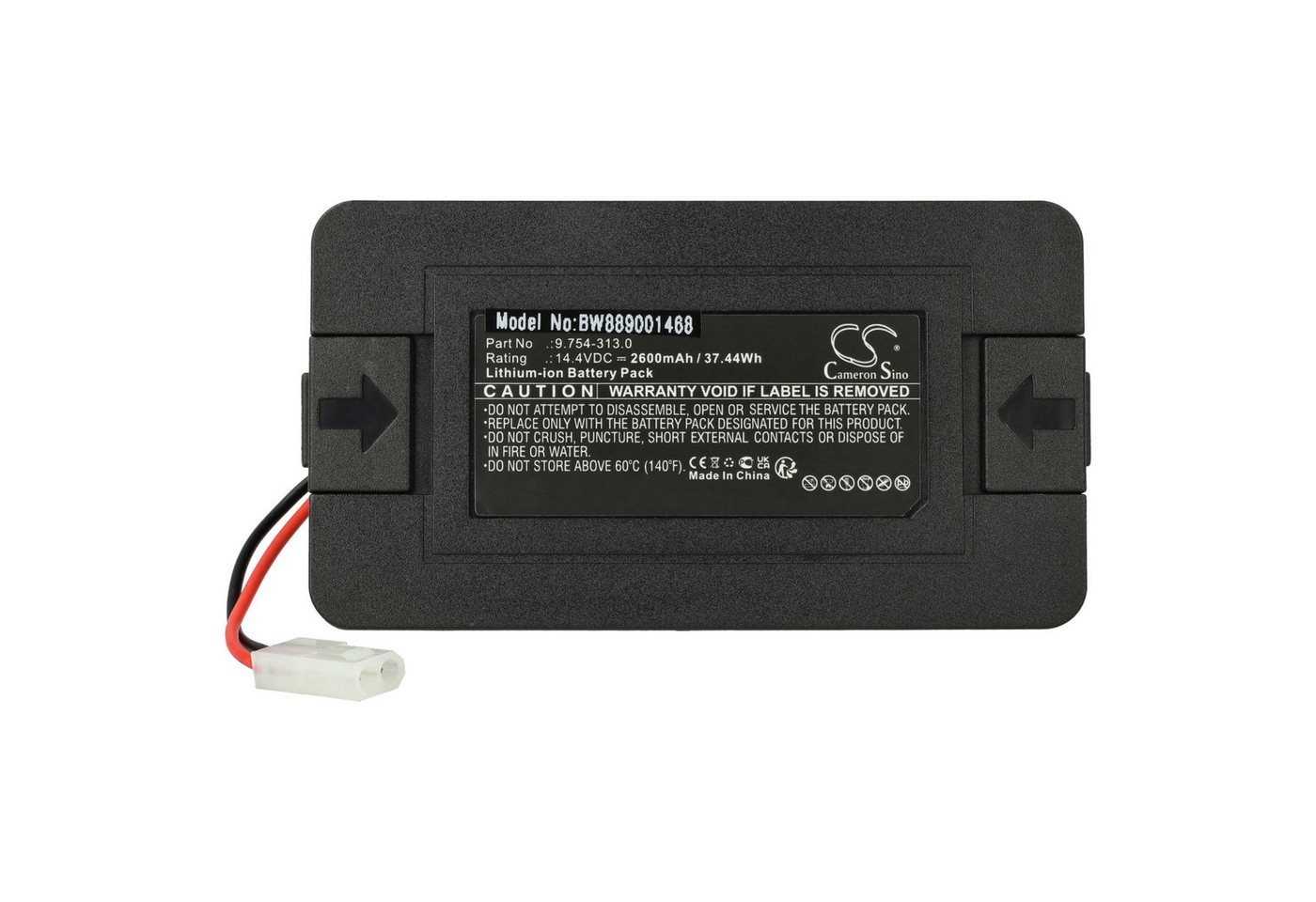 vhbw kompatibel mit Kärcher RC3 1.98-214.0 Staubsauger-Akku Li-Ion 2600 mAh (14,4 V) von vhbw