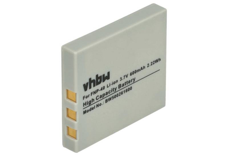 vhbw passend für Kodak EasyShare C763 Foto / Kompaktkamera (500 mAh, 3,6 V, Kamera-Akku Li-Ion 500 mAh von vhbw