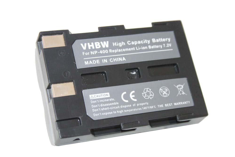 vhbw passend für Konica Minolta Dimage A1, A2 Kamera (1200 mAh, 7,2 V, Kamera-Akku Li-Ion 1200 mAh von vhbw