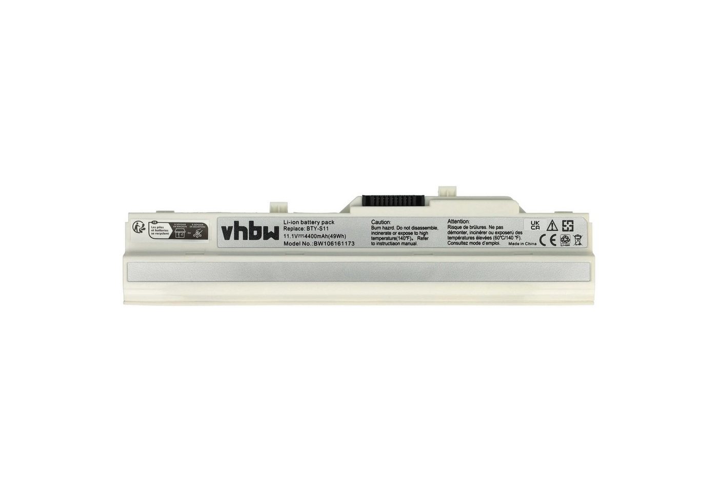 vhbw passend für LG X110 Notebook, Netbook (4400 mAh, 11,1 V, Li-Ion) Laptop-Akku Li-Ion 4400 mAh von vhbw