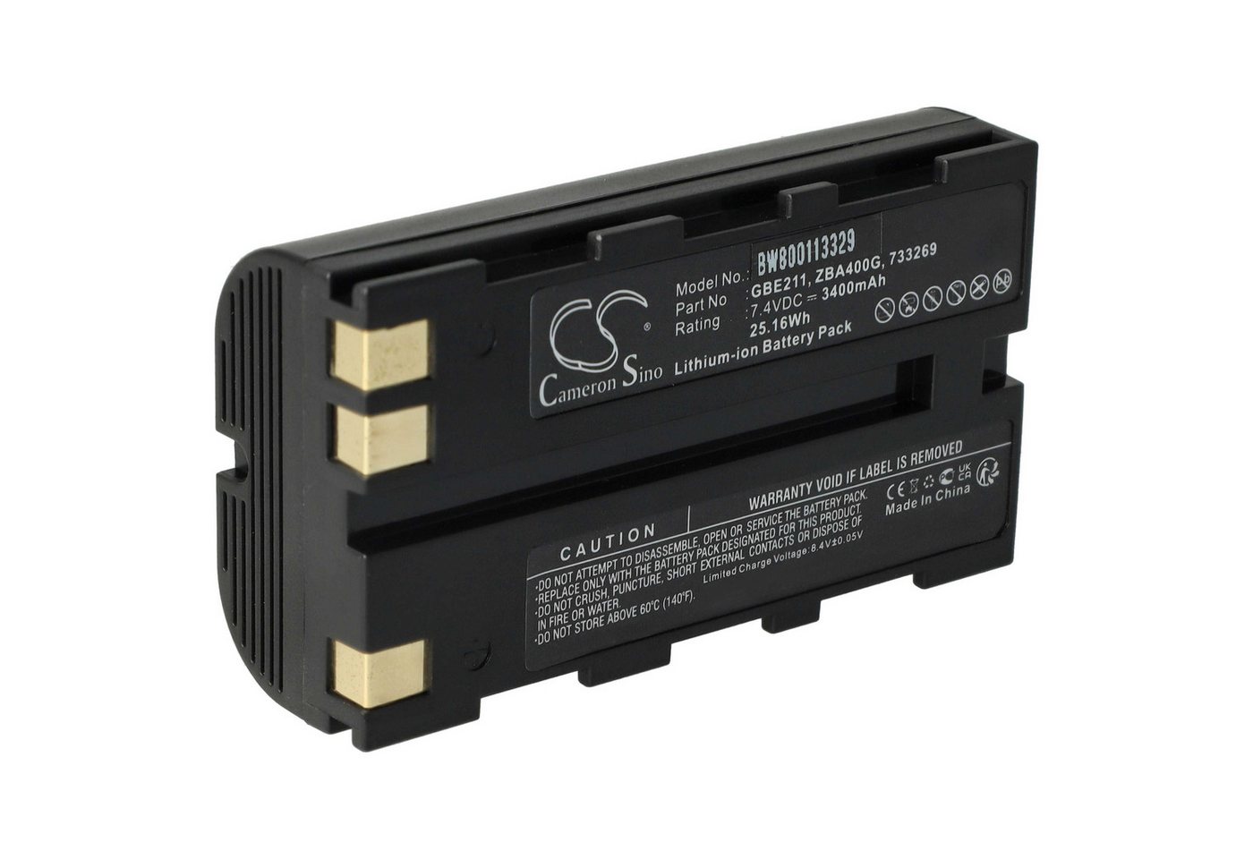 vhbw passend für Leica Piper 200, 200 Laser, 100 Laser, 100 Business & Akku Li-Ion 3400 mAh von vhbw