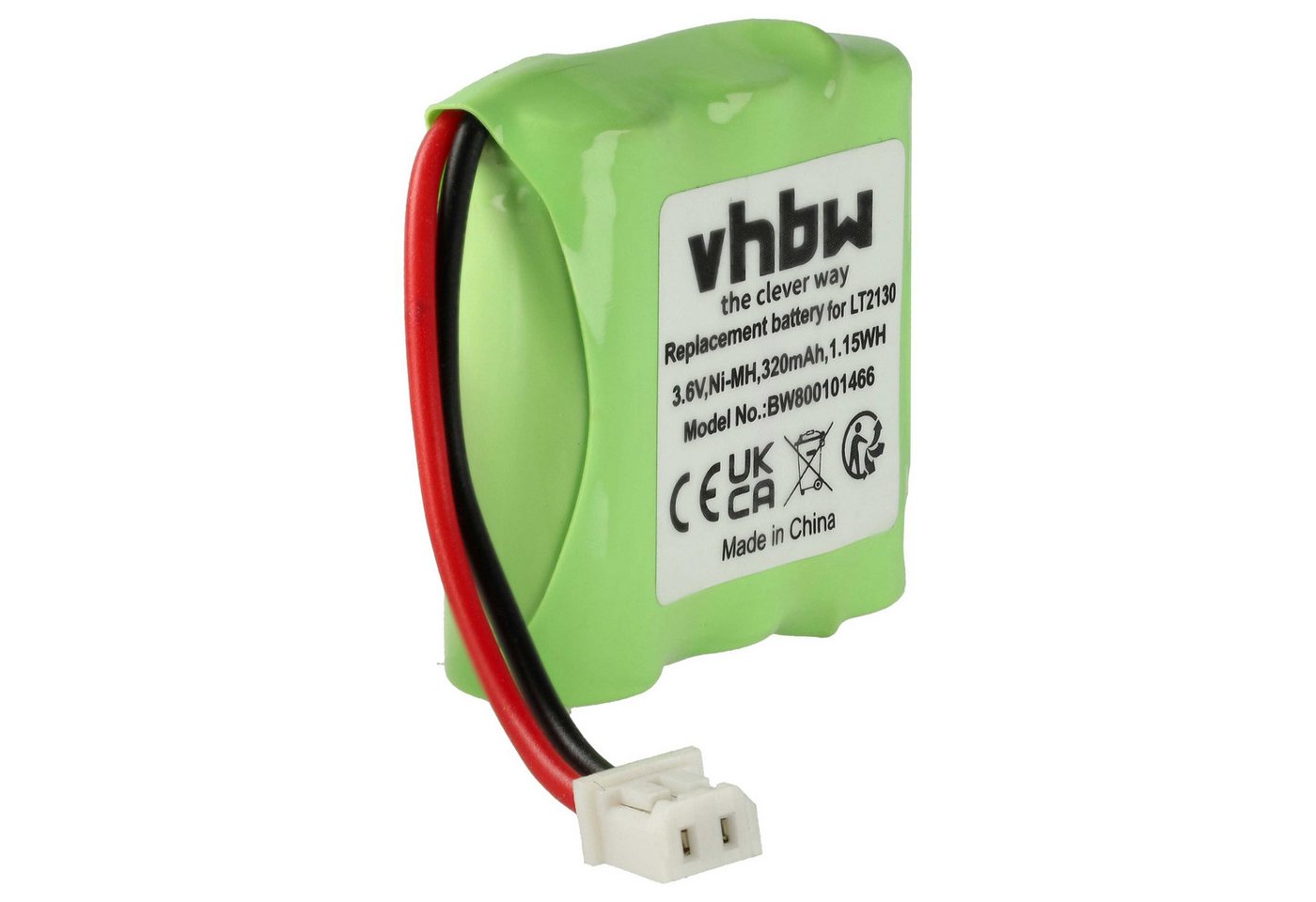 vhbw passend für Loewe Alphatel 3100 Festnetz & DECT (320 mAh, 3,6 V, NiMH) Akku NiMH 320 mAh von vhbw