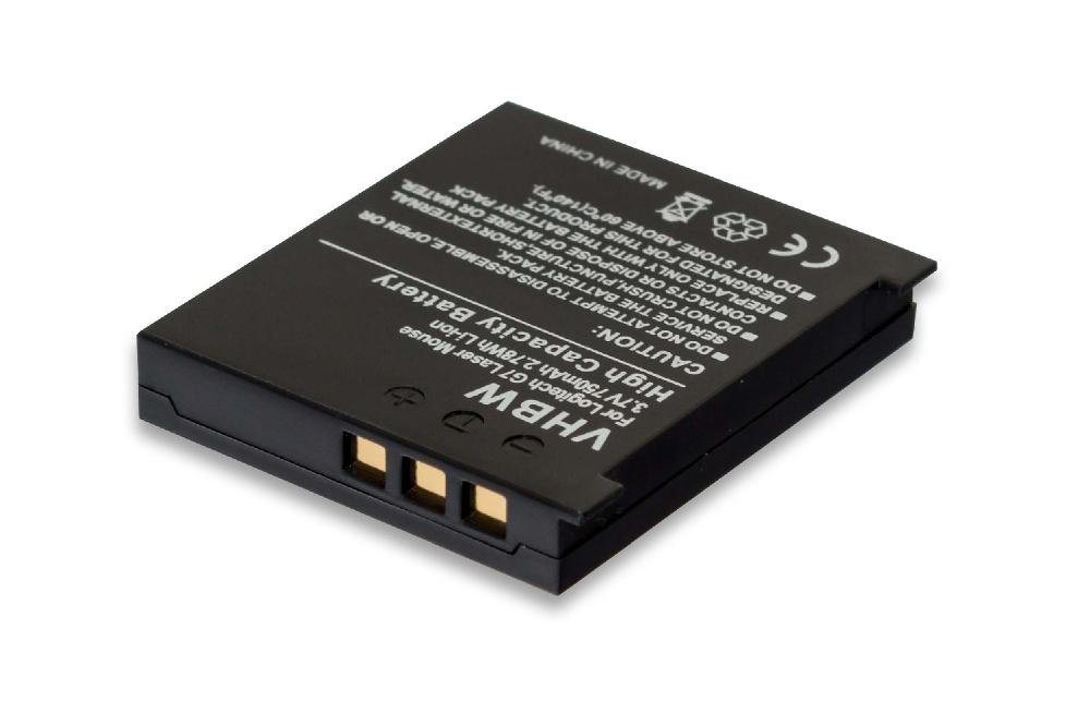 vhbw kompatibel mit Logitech MX Air, M-RBQ124, G7 Cordless Laser Mouse Akku Li-Ion 750 mAh (3,7 V) von vhbw
