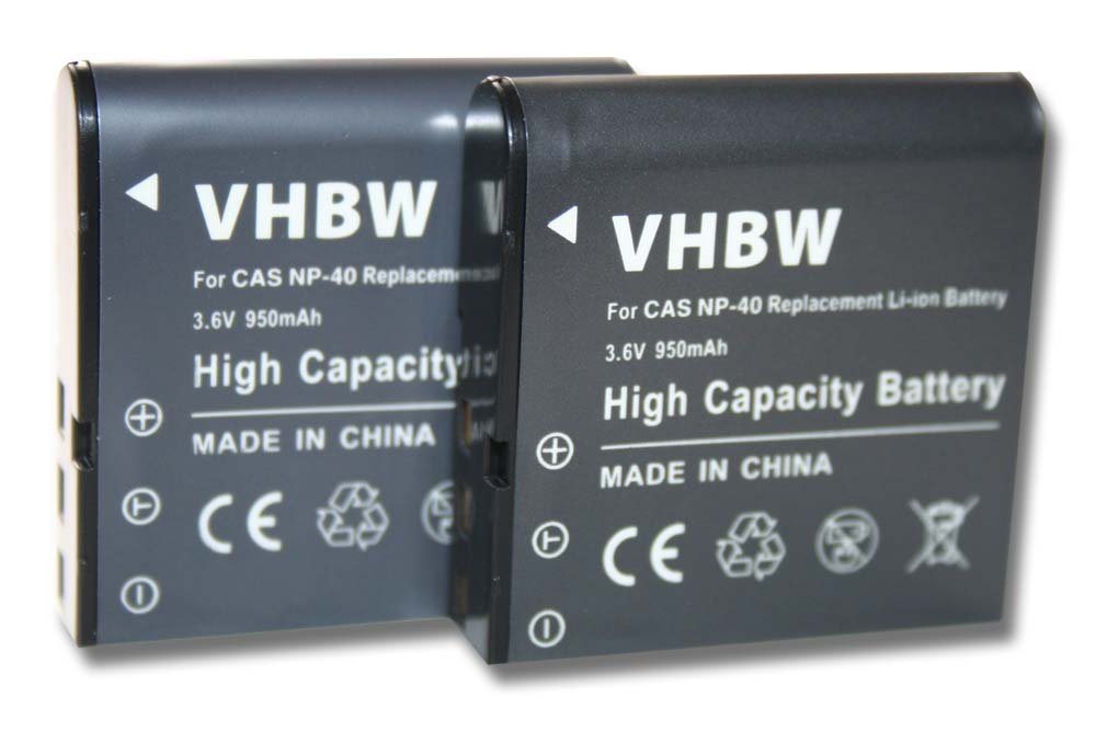 vhbw passend für Lidl / Silvercrest SCAW 5.00B2 Foto / Kompaktkamera / Kamera-Akku Li-Ion 950 mAh von vhbw