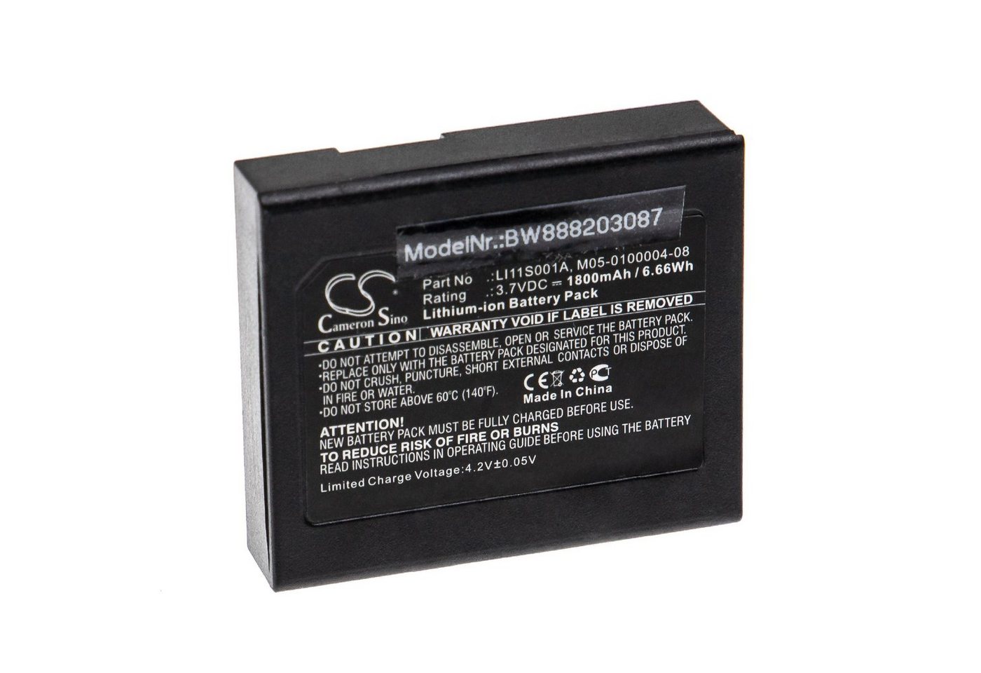 vhbw passend für Mindray Pulsoximeter PM60 Medizin (1800 mAh, 3,7 V, Akku Li-Ion 1800 mAh von vhbw