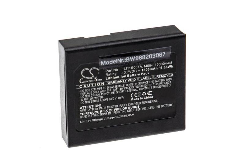 vhbw passend für Mindray Pulsoximeter PM60 Medizin (1800 mAh, 3,7 V, Akku Li-Ion 1800 mAh von vhbw