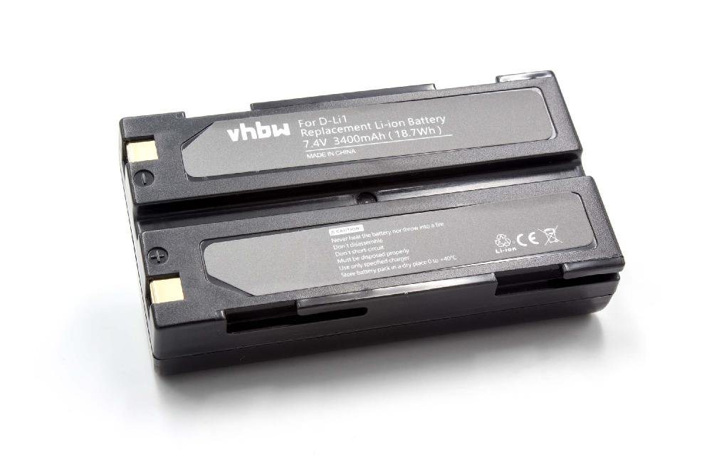 vhbw passend für Moli MCR-1821J/1-H, MCR1821J/1-H Kamera (2600 mAh, 7,4 V, Kamera-Akku Li-Ion 2600 mAh von vhbw