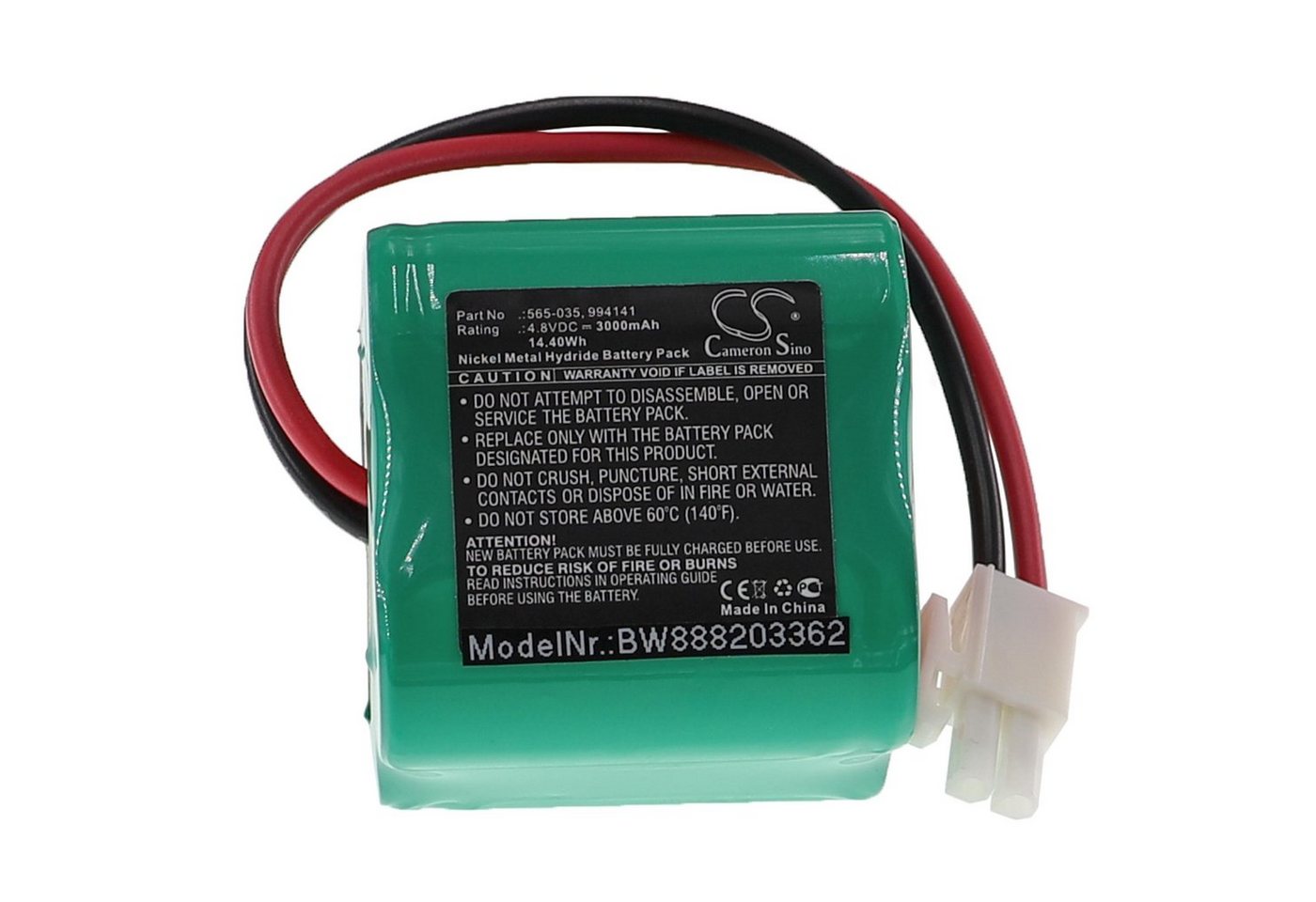 vhbw passend für Mosquito Magnet Independence, MM3200 Mückenfalle (3000 Akku NiMH 3000 mAh von vhbw