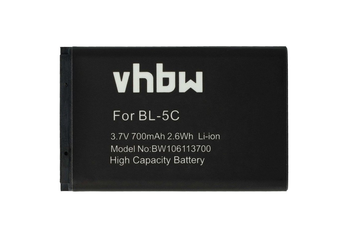 vhbw kompatibel mit Nemerix BT77 Akku Li-Ion 700 mAh (3,7 V) von vhbw