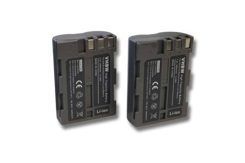 vhbw passend für Nikon DSLR D700 Digitalkamera / Kamera (2000 mAh, 7,2 V, Kamera-Akku Li-Ion 2000 mAh von vhbw