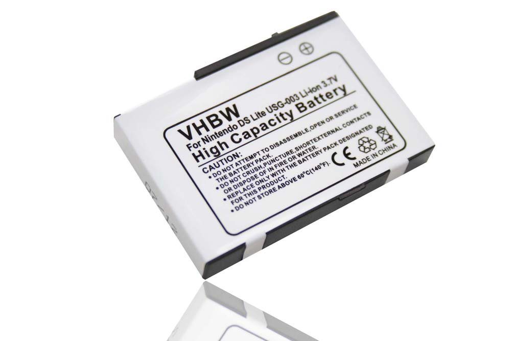 vhbw kompatibel mit Nintendo DS Lite Akku Li-Ion 900 mAh (3,7 V) von vhbw