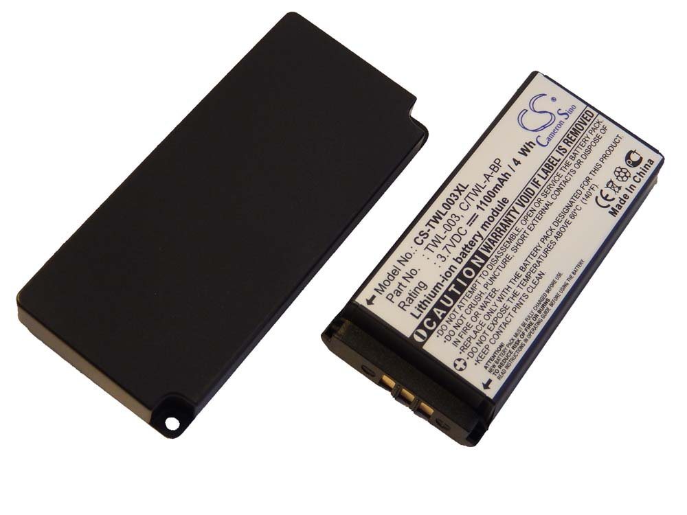vhbw kompatibel mit Nintendo DSi, NDSi, NDSiL Akku Li-Ion 1100 mAh (3,7 V) von vhbw