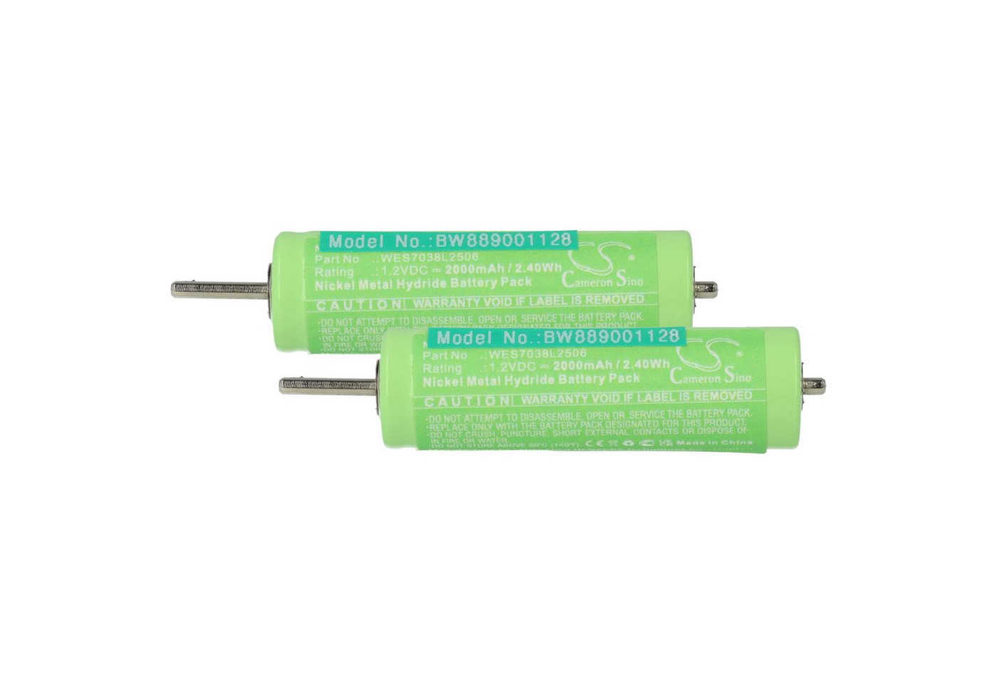 vhbw passend für Panasonic ES-366, ES3050, ES4001, ES3041, ES4029, ES3042, Akku NiMH 2000 mAh von vhbw