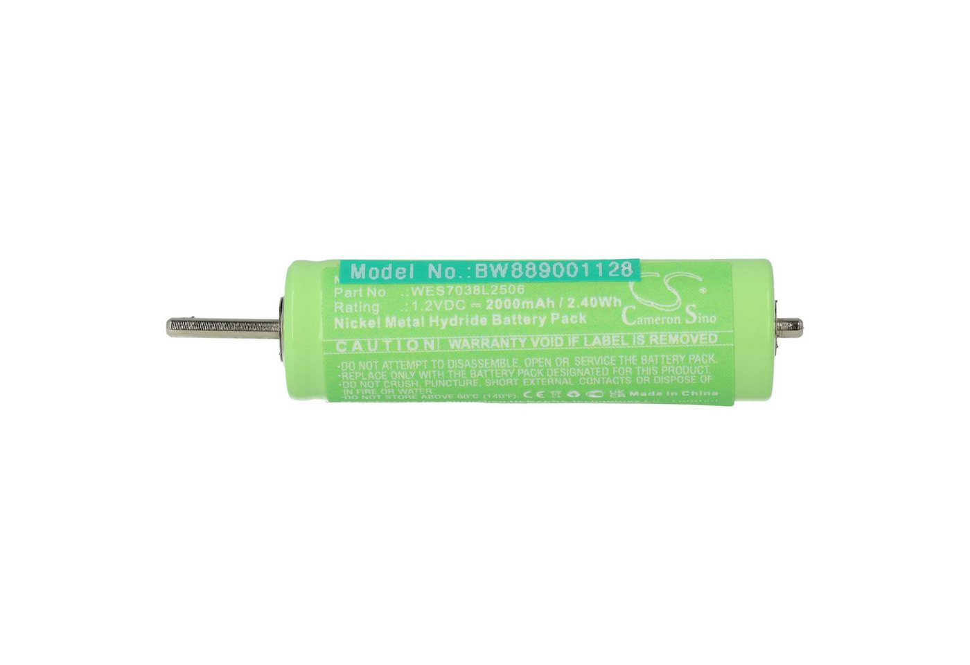 vhbw passend für Panasonic ES-366, ES3050, ES4001, ES4029, ES3042, ES4025, Akku NiMH 2000 mAh von vhbw
