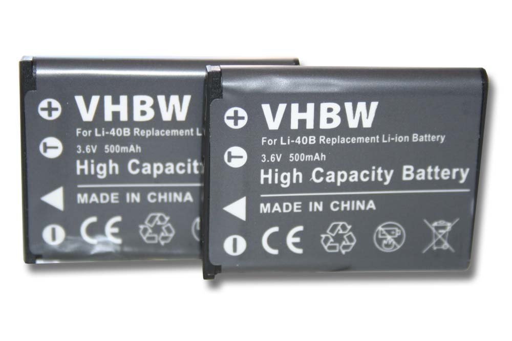 vhbw kompatibel mit Panasonic KX-TCA285, KX-UDT121, KX-TCA385, KX-UDT131 Kamera-Akku Li-Ion 500 mAh (3,6 V) von vhbw