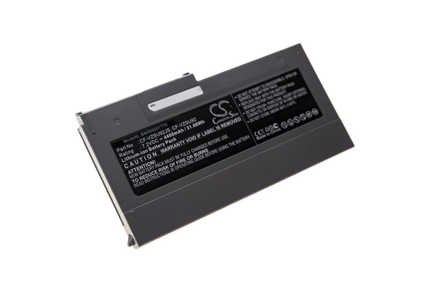 vhbw kompatibel mit Panasonic Toughbook CF-MX3, CF-MX4, CF-MX5 Laptop-Akku Li-Ion 4400 mAh (7,2 V) von vhbw