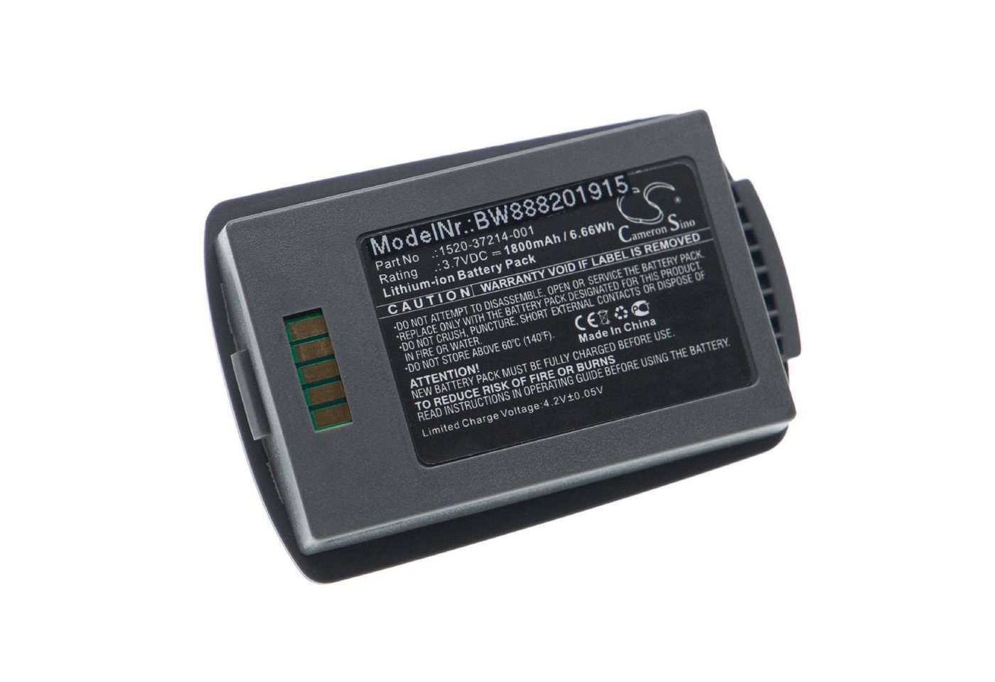 vhbw kompatibel mit Polycom/ Spectralink 8452, 8450, 8400, RS657 Akku Li-Ion 1800 mAh (3,7 V) von vhbw