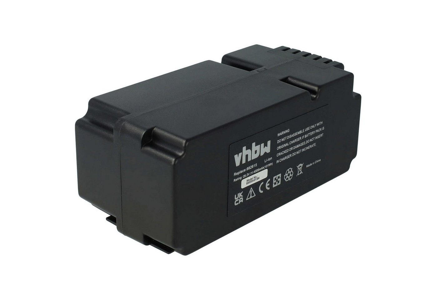 vhbw kompatibel mit Power-G Easymow 6HD, 6HD-C, Easymow Akku Li-Ion 4000 mAh (25,2 V) von vhbw