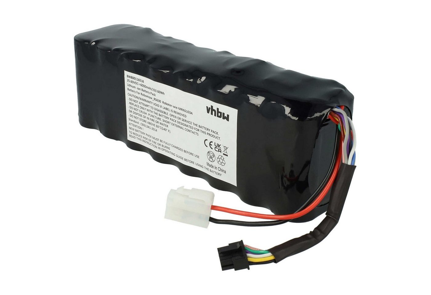 vhbw passend für Robomow Tuscania MS1500, MS1000, MS2500, MS1800, TS1800, Akku LiFePO4 6000 mAh von vhbw