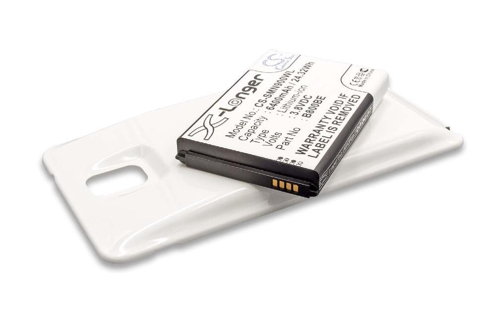 vhbw passend für Samsung Galaxy SM-N900A, SM-N900K, SM-N900P Mobilfunk Smartphone-Akku Li-Ion 6400 mAh von vhbw