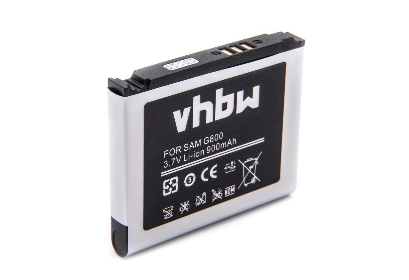 vhbw kompatibel mit Samsung SGH-S5230 Smartphone-Akku Li-Ion 900 mAh (3,7 V) von vhbw