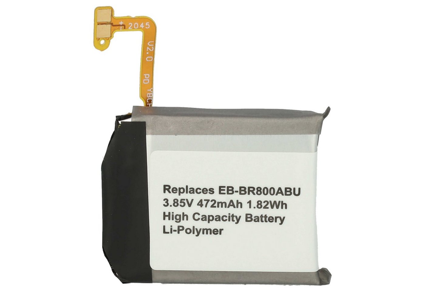 vhbw kompatibel mit Samsung SM-R805, SM-R800 Akku Li-Polymer 472 mAh (3,85 V) von vhbw