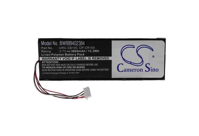 vhbw passend für Sonos Controller CB100, CR100 Fernbedienung / Controller Akku Li-Polymer 3600 mAh von vhbw