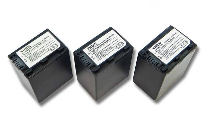 vhbw passend für Sony Alpha DSLR-A390, DSLR-A390L, DSLR-A390Y Camcorder Kamera-Akku Li-Ion 3300 mAh von vhbw