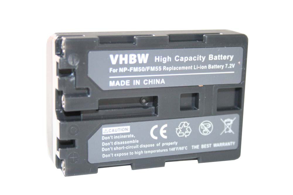 vhbw kompatibel mit Sony DCR-DVD Serie DCR-DVD91, DCR-DVD300 Kamera-Akku Li-Ion 1400 mAh (7,4 V) von vhbw