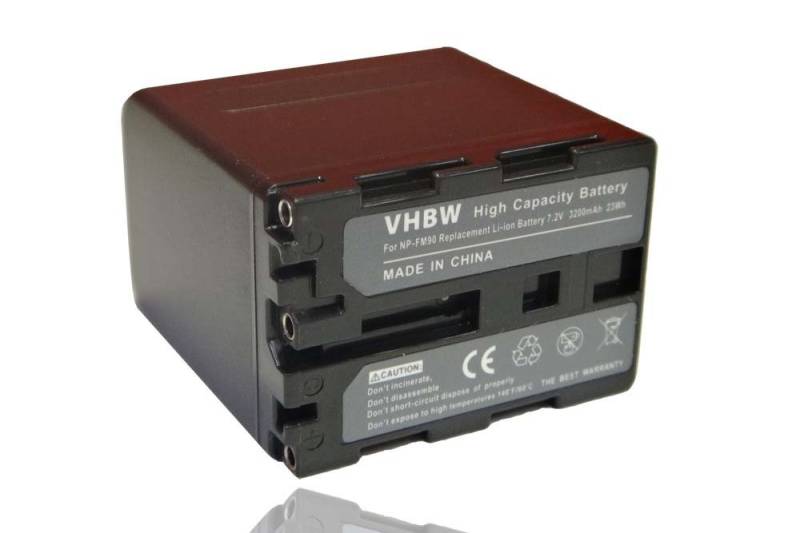 vhbw kompatibel mit Sony DCR-DVD Serie DCR-DVD91 Kamera-Akku Li-Ion 3200 mAh (7,2 V) von vhbw