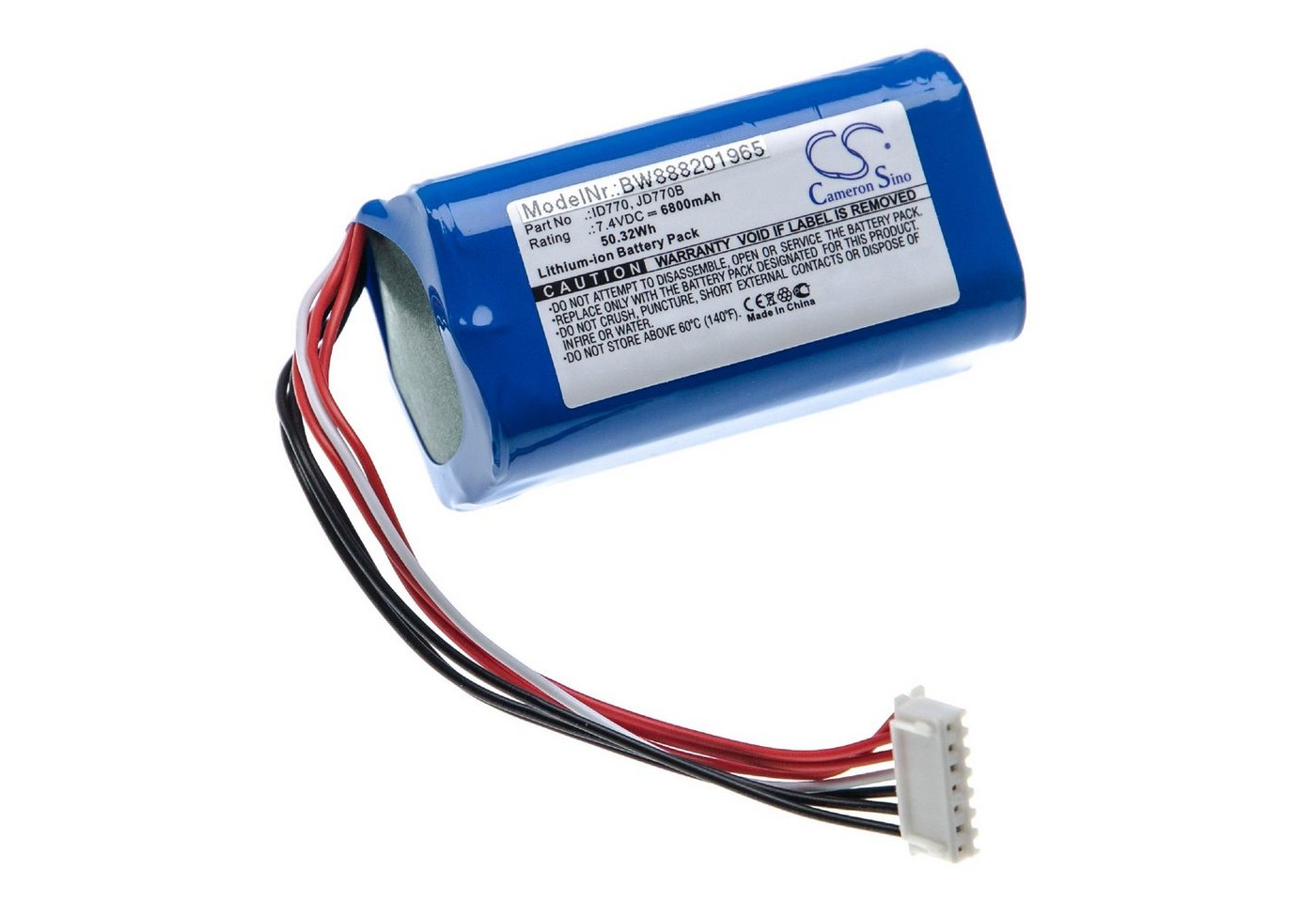 vhbw passend für Sony SRS-XB40, SRS-XB41 Lautsprecher (6800 mAh, 7,4 V, Akku Li-Ion 6800 mAh von vhbw