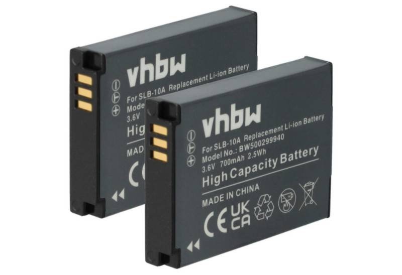 vhbw passend für Soocoo Action Cam S60 Foto / Kompaktkamera (700 mAh, 3,6 Kamera-Akku Li-Ion 700 mAh von vhbw