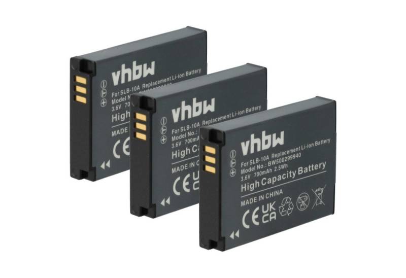 vhbw passend für Soocoo Action Cam S60 Foto / Kompaktkamera (700 mAh, 3,6 Kamera-Akku Li-Ion 700 mAh von vhbw
