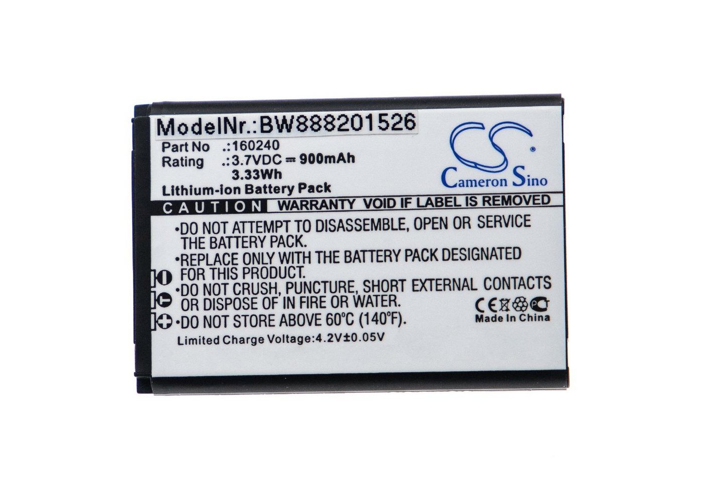 vhbw passend für SteelSeries Siberia 800, Siberia 840 Kopfhörer (900 mAh, Akku Li-Ion 900 mAh von vhbw