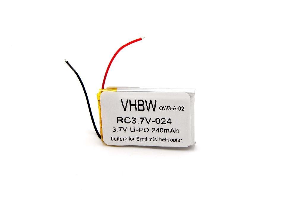 vhbw kompatibel mit Syma S107G, S108G Drohnen-Akku Li-Ion 240 mAh (3,7 V) von vhbw