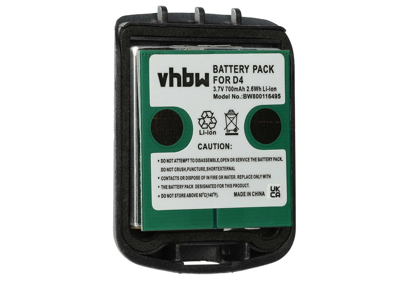 vhbw passend für Tenovis Integral D4 Festnetz & DECT (700 mAh, 3,7 V, Akku Li-Ion 700 mAh von vhbw