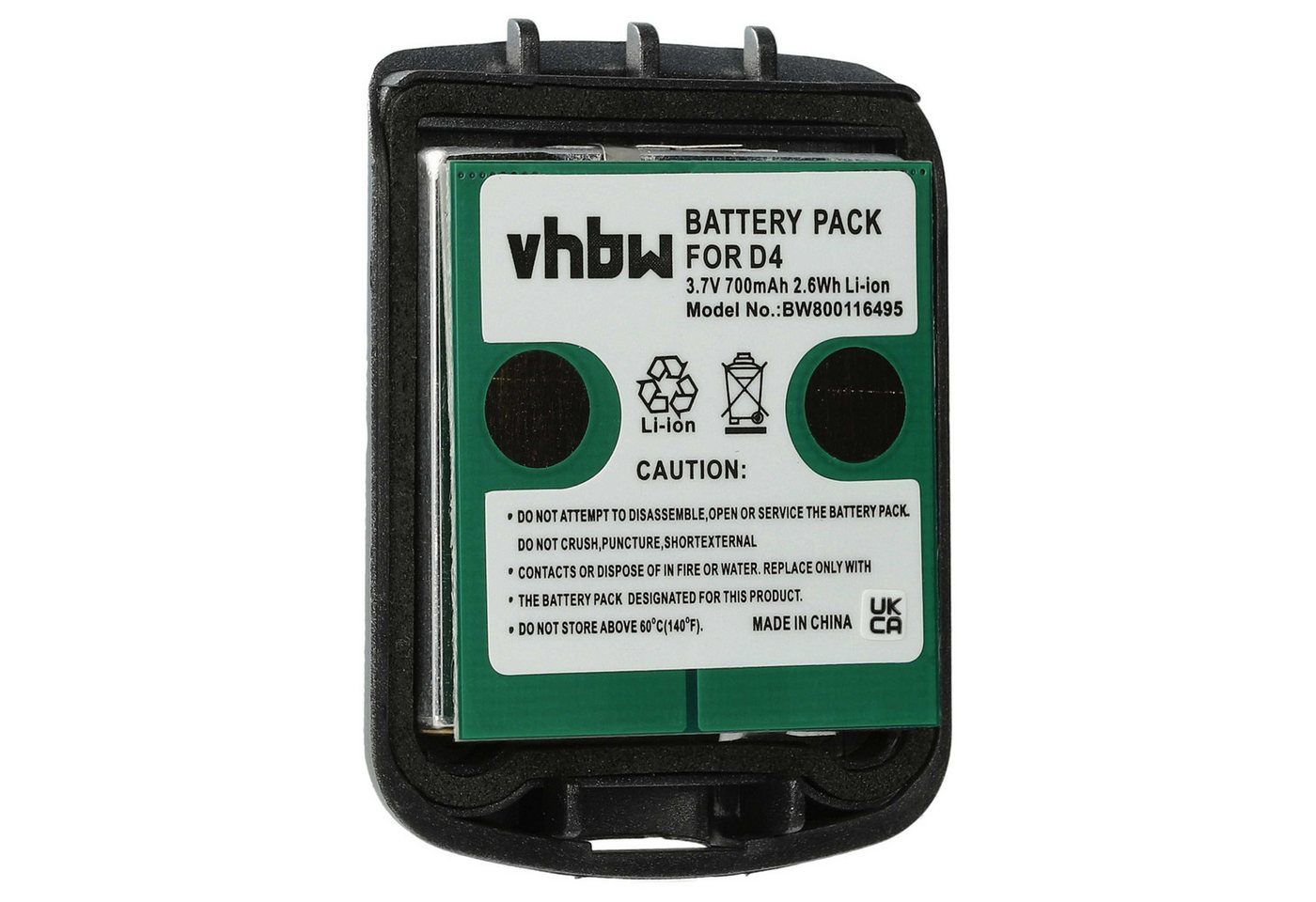 vhbw kompatibel mit Tenovis Integral D4 Akku Li-Ion 700 mAh (3,7 V) von vhbw